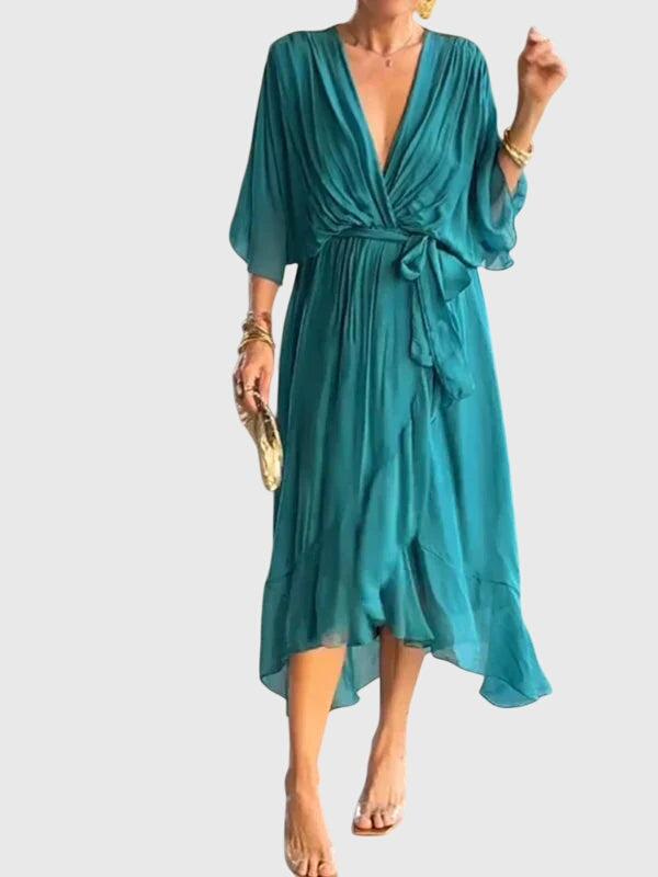 Bethany | Chic Evening Dress in Soft Fabric