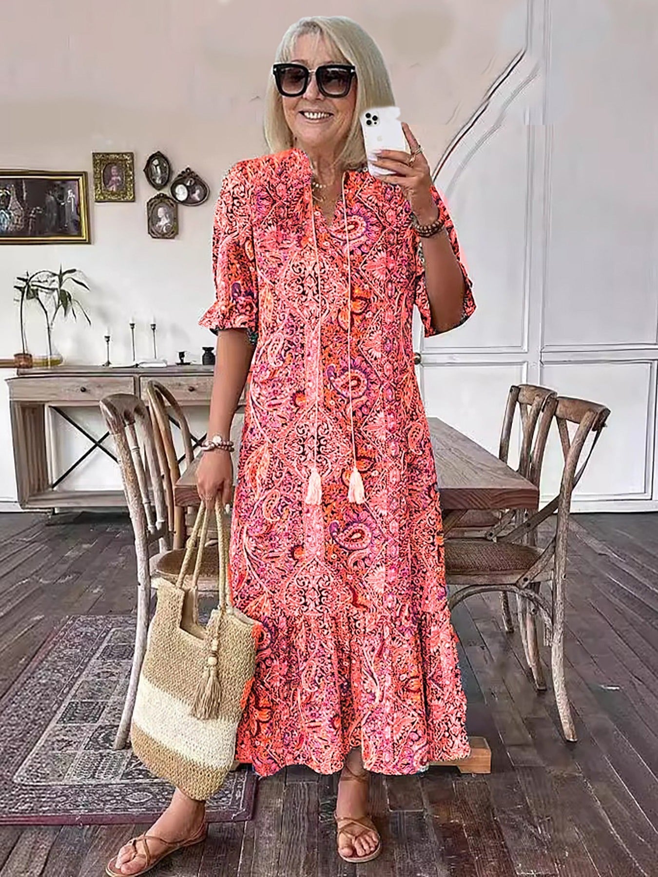 Gene | Boho Chic Maxi Dress for Any Occasion