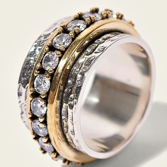Stylish Ring Adorned with Zirconia Gems