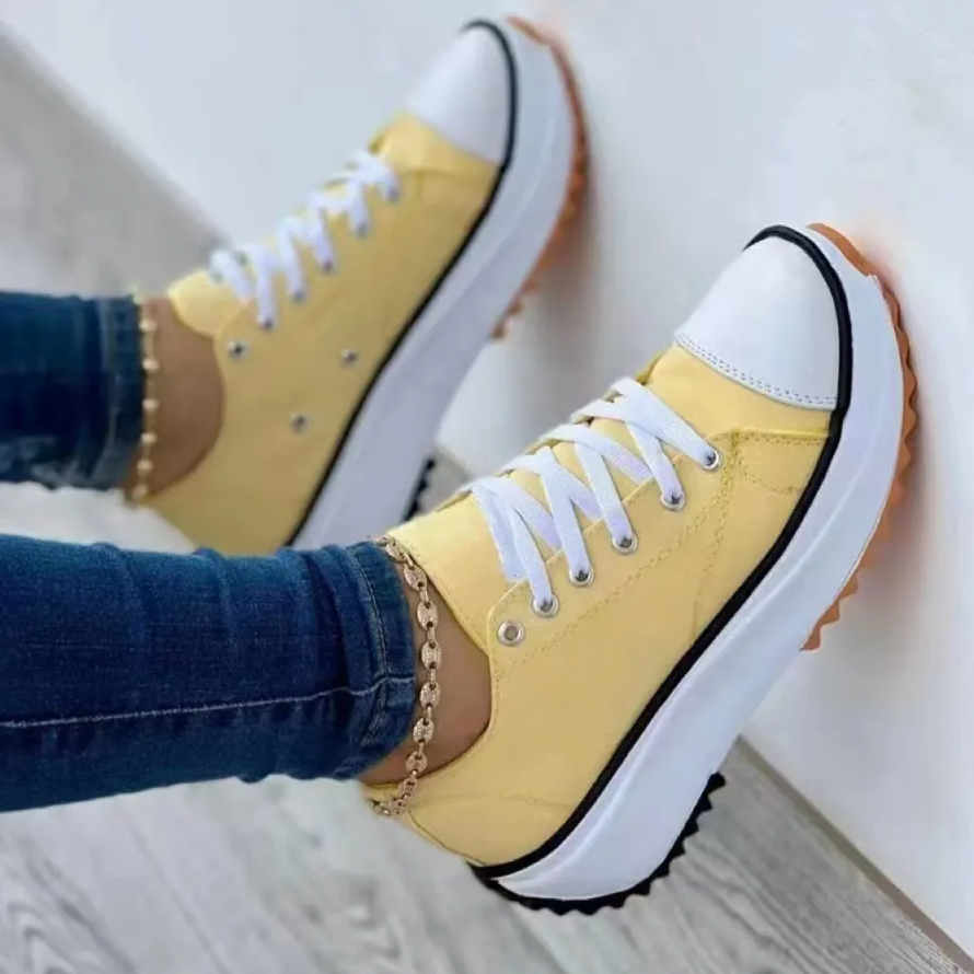 Linda - Trendy Chunky Sole Sneakers for Everyday Wear