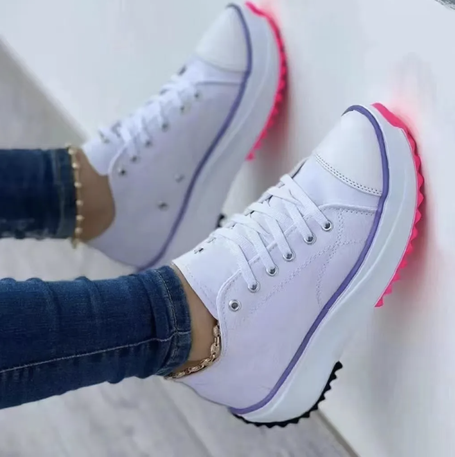 Linda - Trendy Chunky Sole Sneakers for Everyday Wear
